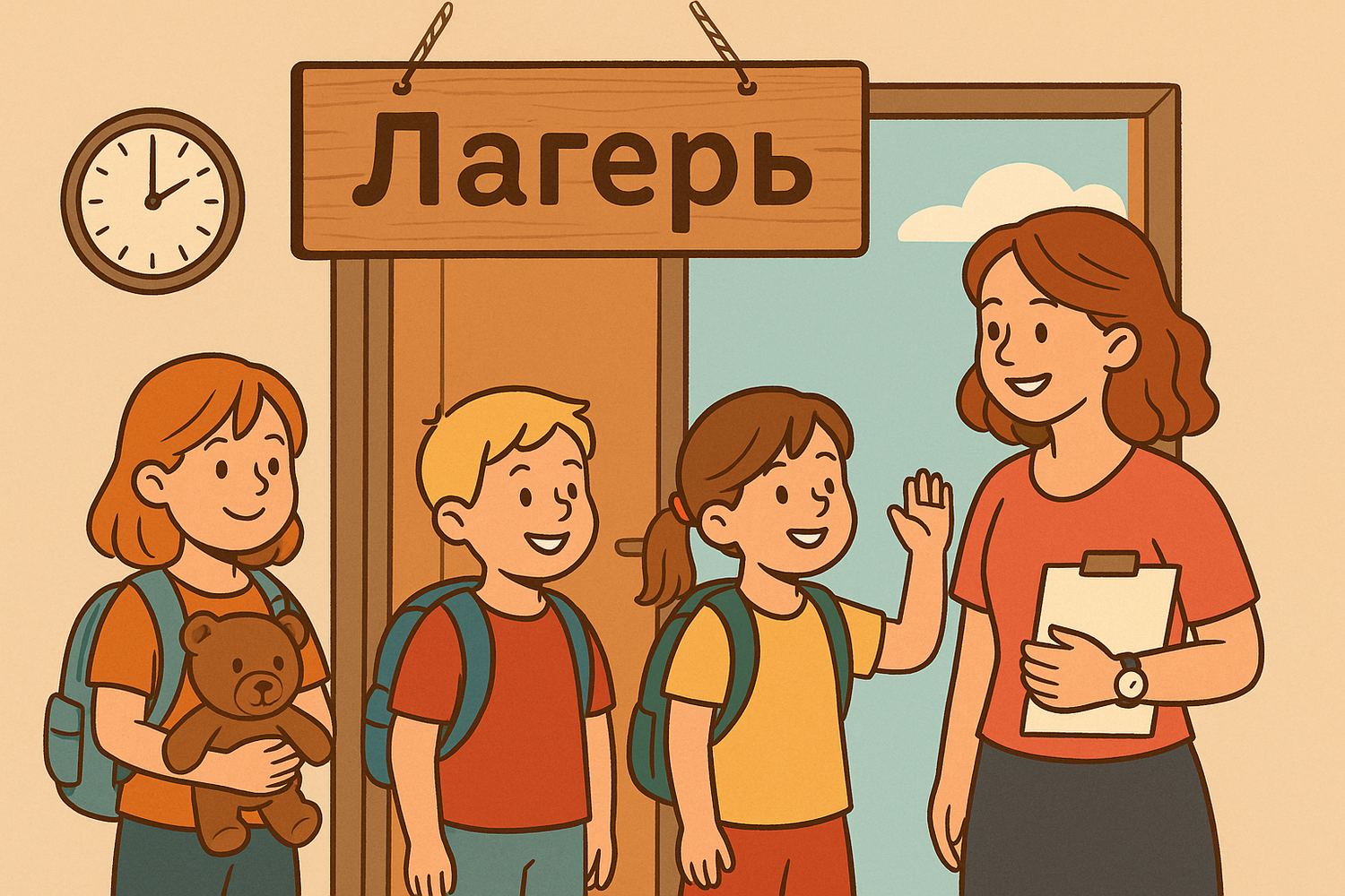 Летний городской лагерь в Вологде